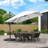 Murren Square Cantilever Umbrella Aluminum Offset with Base and 360-degree Rotation-1616530857-1616530853