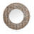 Solid Wood Round Wall Mirror