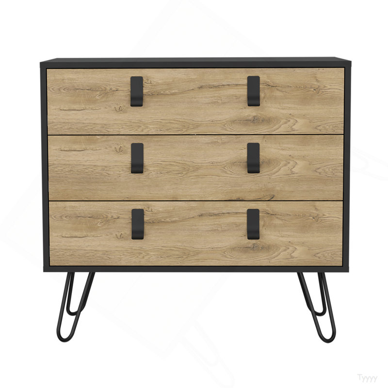 Commode à 3 tiroirs Huna