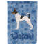 Caniche en polyester à 2 côtés 40 x 28 po standard welcome drapeau maison-957492871