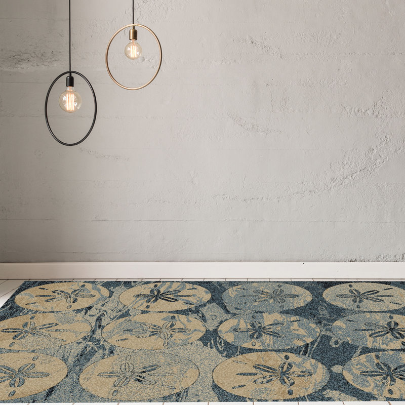Tapis bleu Alleyna, Rectangle 7 pi 10 po x 9 pi 10 po