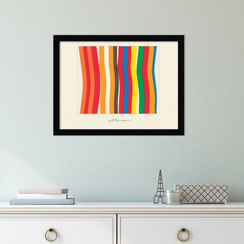 I'm Parallel To Myself by Amber Vittoria, 13" H x 17" W x 1" D, Black