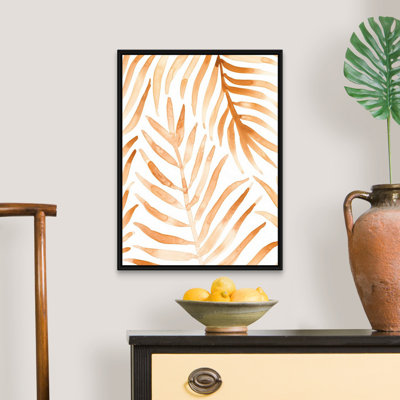 «Rattan Leaves II», art mural sur toile