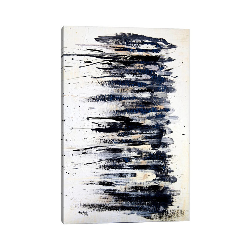 «Shading in Black # 2» par Shawn Jacobs - reproduction d'art, Toile tendue, H 40 po x l 26 po x P 1,5 po