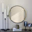 Clark Round Metal Wall Mirror-491374942