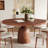 Amberly 5/7 Pieces Mid-Century Round Solid Wood Dining Table Chairs Set-693333202-682626308-677639989