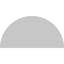 Demi-cercle à fronton en PVC de qualité architecturale Sunburst-41861039