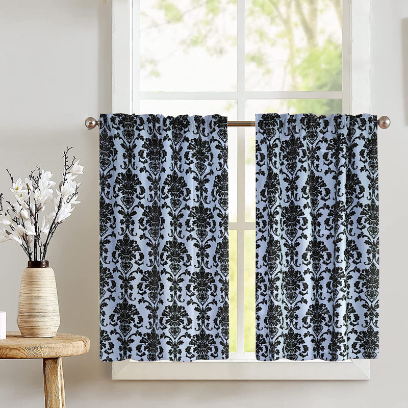 Rideaux Popeline, Bleu clair
