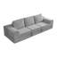 Canapé-lit modulaire convertible 3 places avec tissu velours côtelé et mousse à mémoire de forme Boneless-84548132