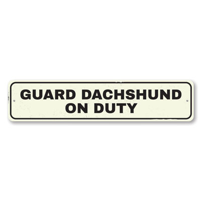 Plaque en aluminium Guard Guard
