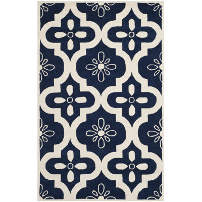 Carolene Hand Tufted Wool Ikat Rug