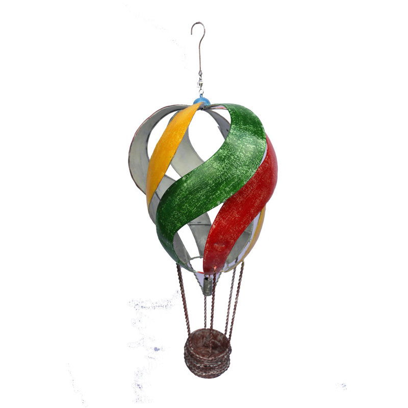 UV Resistant Metal Garden Statue, Red/Green/Yellow