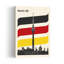 Berlin 89 Skyline allemande, impression murale abstraite d'architecture contemporaine-1126952105