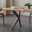 Walnut all solid wood dining table-107856708