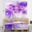 Tapisserie abstraites et cercles de couleur mauve-28497733