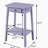 Grey Side Table with Base