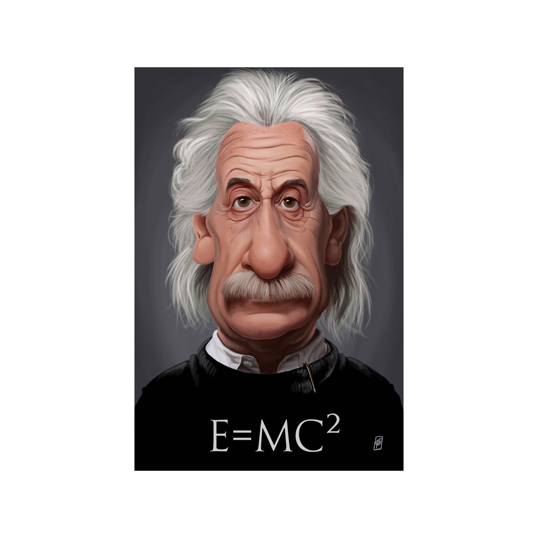 Leinwandbild Albert Einstein (E=MC2) von Rob Snow