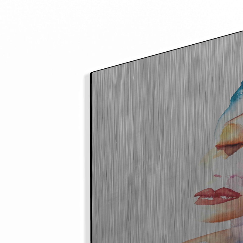 "Femme en bleu" par Alan Majchrowicz, H 36 po x l 24 po