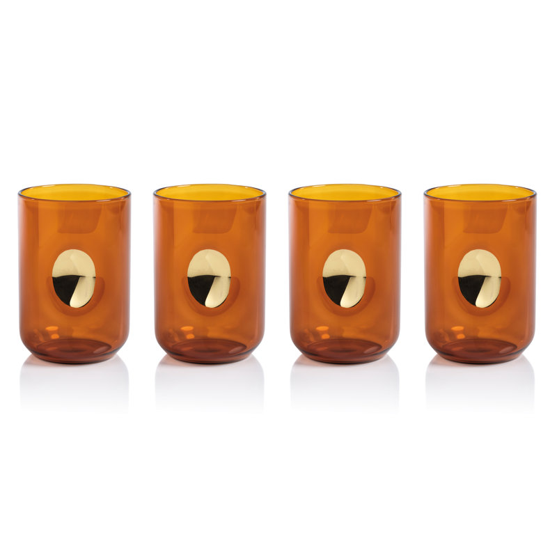 16,3 oz. Eastpoint Ensemble de verres à boire, Ambre du désert