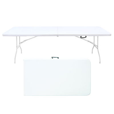 Table pliante portative robuste pour diverses occasions, idéale pour l'extérieur et l'intérieur