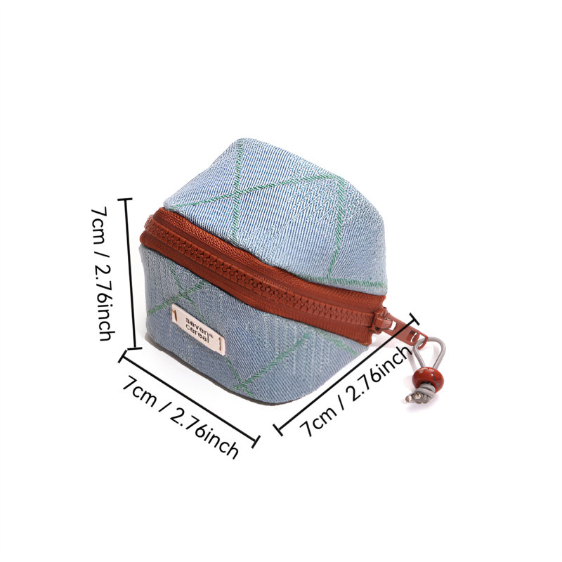 Advanced Ins Style Jewellery Storage Box With Zipper Opening And Closing Design