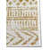 Reversible Flatweave Ocher/Ivory Rug