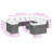 Vidaxl Garden Sofa Set
