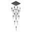 Lustre en cristal suspendu 25 lumières Aaleiah-1828231243