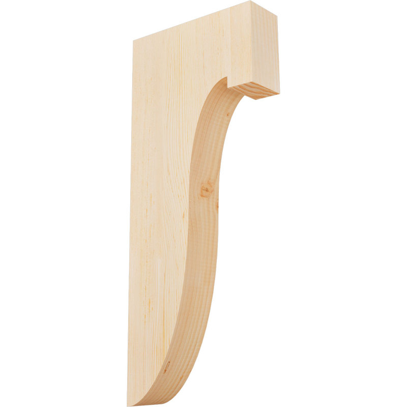 Del Monte Corbel, H 28 po x l 3,5 po x P 12 po, Sapin de Douglas, Lisse