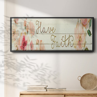 «Have Faith», toile encadrée