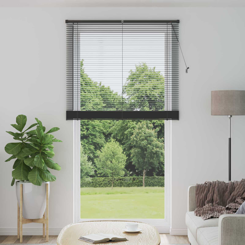 Venetian Blind, 110cm W x 213cm L, Silver Grey
