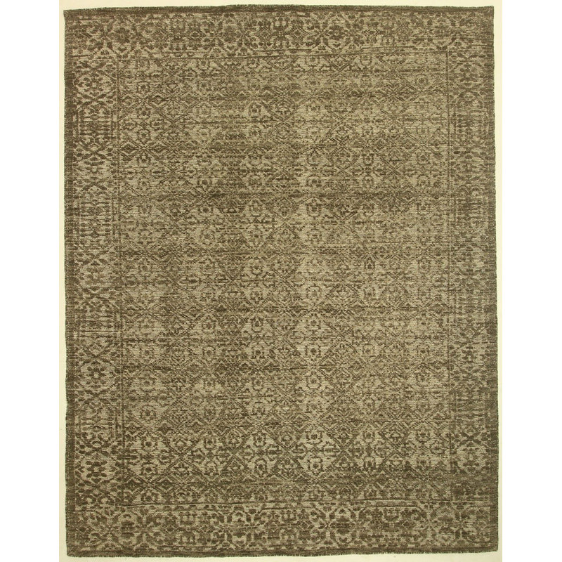 Hand Knotted Abstract Area Rug