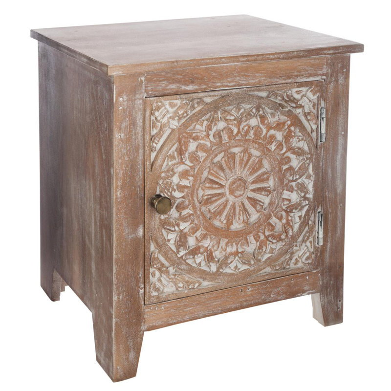 Felten 40cm W Solid Wood Bedside Table
