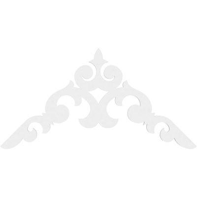 Kendall Signature Urethane Gable Pediment, Primed Tan