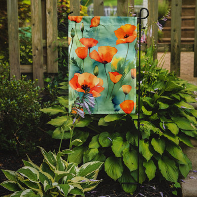 Drapeau de jardin double en polyester H 15,5 po x l 11,25 po