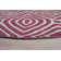 Stylish and Durable Corrigan Geometric Hand Tufted Wool Indoor Red Rectangle Round Area Rugs