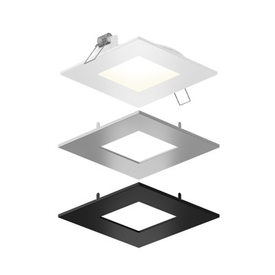 Khari Selectable Color Temperature Dimmable Air-Tight IC Rated LED Canless Recessed Lighting Kit