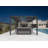 Patio Aluminum Pergola With 48ft Multi-color String Lights-101189287