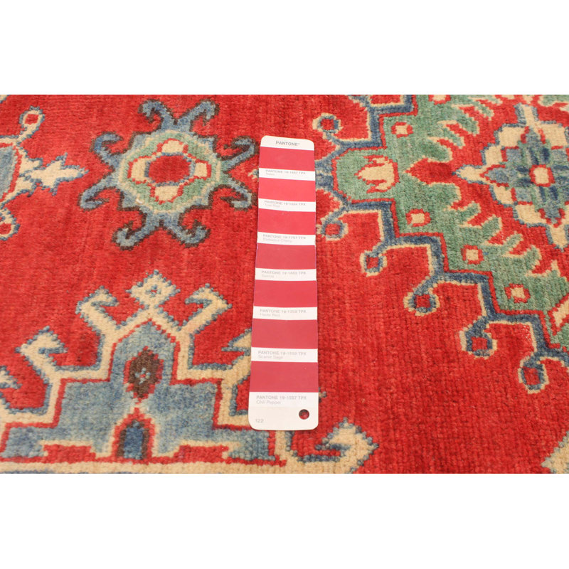 Tapis unique en laine noué à la main 6 pi 5 po x 9 pi 7 po nouvel âge Olinto