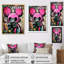 «Street Pink Mouse Is Watch You», reproduction sur toile-88680609-88680611