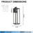 Flush Mounted Wall Light (BULB EXCLUDED)