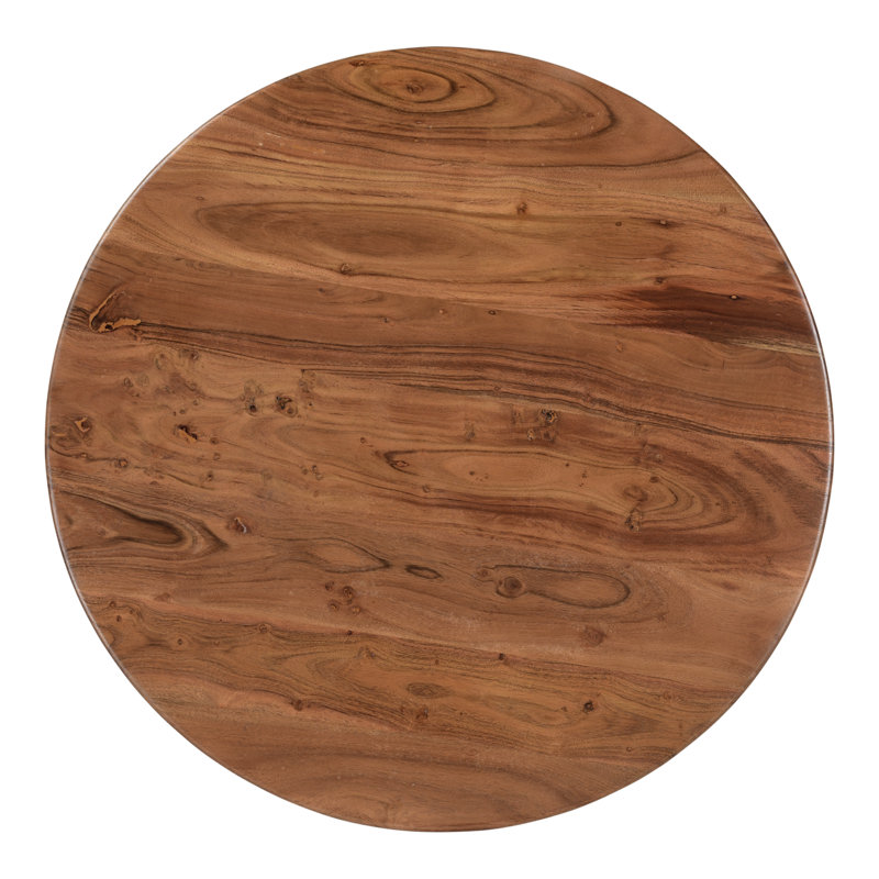 Nels Solid Wood Coffee Table, Brown