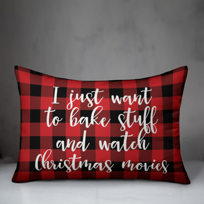 Plaid Throw Pillow