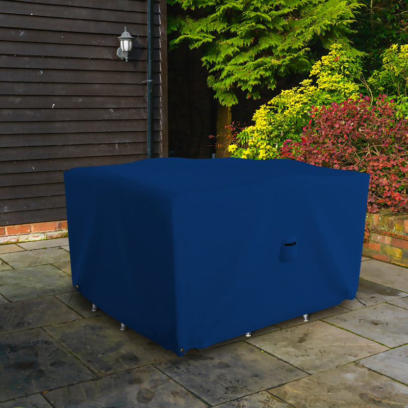 Outdoor Cover, 76.2cm H x 177.8cm W x 177.8cm D, Blue