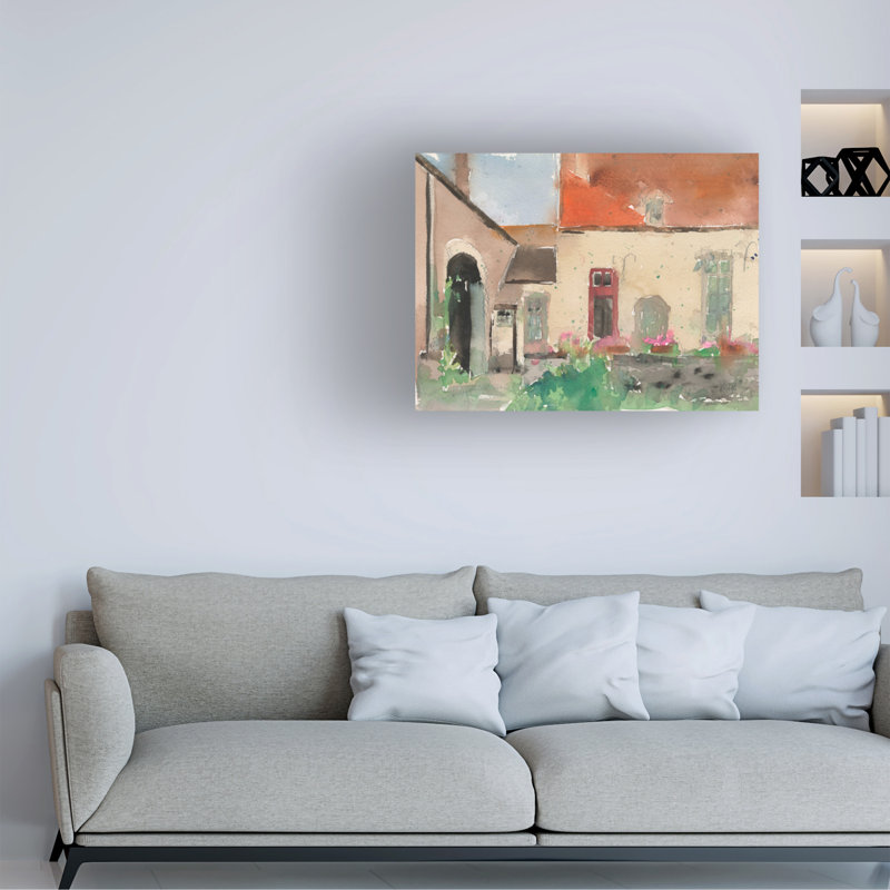 «The Courtyard Moment I», reproduction sur toile, H 14 po x l 19 po x P 2 po