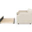 Lit de jour rembourré avec lit gigogne, beige pour lit simple-118036453