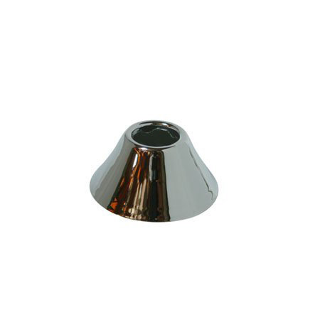 Solid Brass Decorative Bell Flange, Polished Chrome
