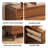 Walnut Solid + Manufactured Wood TVStands-920677713