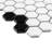 Metro 1" Hex 10-1/4 " x 11-7/8 " Porcelain Mosaic Floor & Wall Tile-36267979
