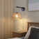 Bahwana Rattan Plug-in Swing Arm Sconce with Bulb Included